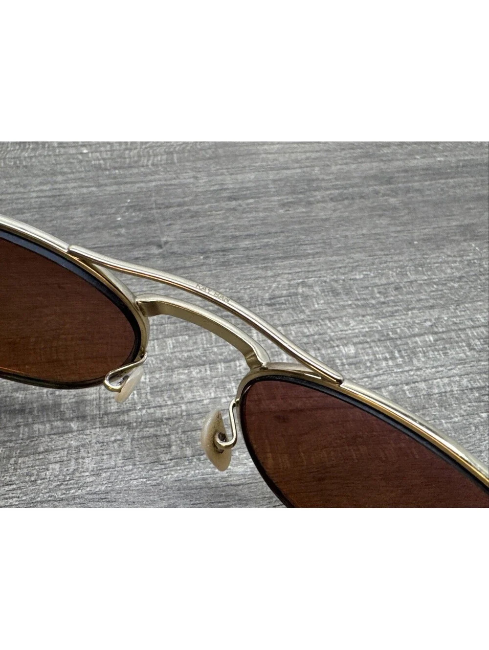 RAY-BAN Signet Sunglasses FRAMES ONLY, BAD LENS RB 3429-M 001 3N Gold 55[]19-135